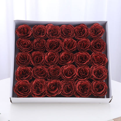 Trandafir de săpun cu sclipici 150pcs