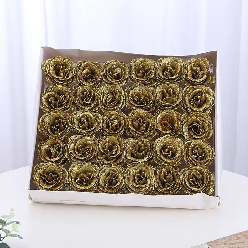 Trandafir de săpun cu sclipici 600buc