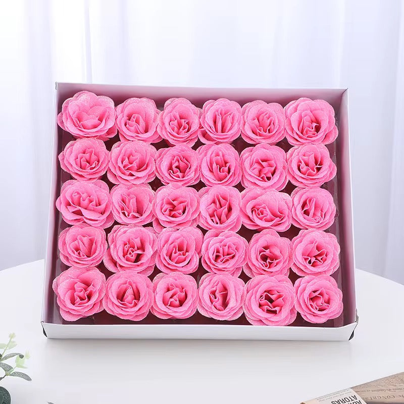 Trandafir de săpun cu sclipici 600buc