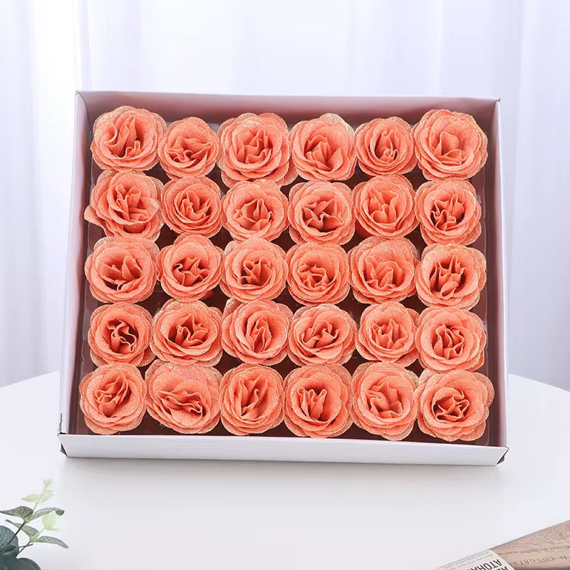 Trandafir de săpun cu sclipici 600buc