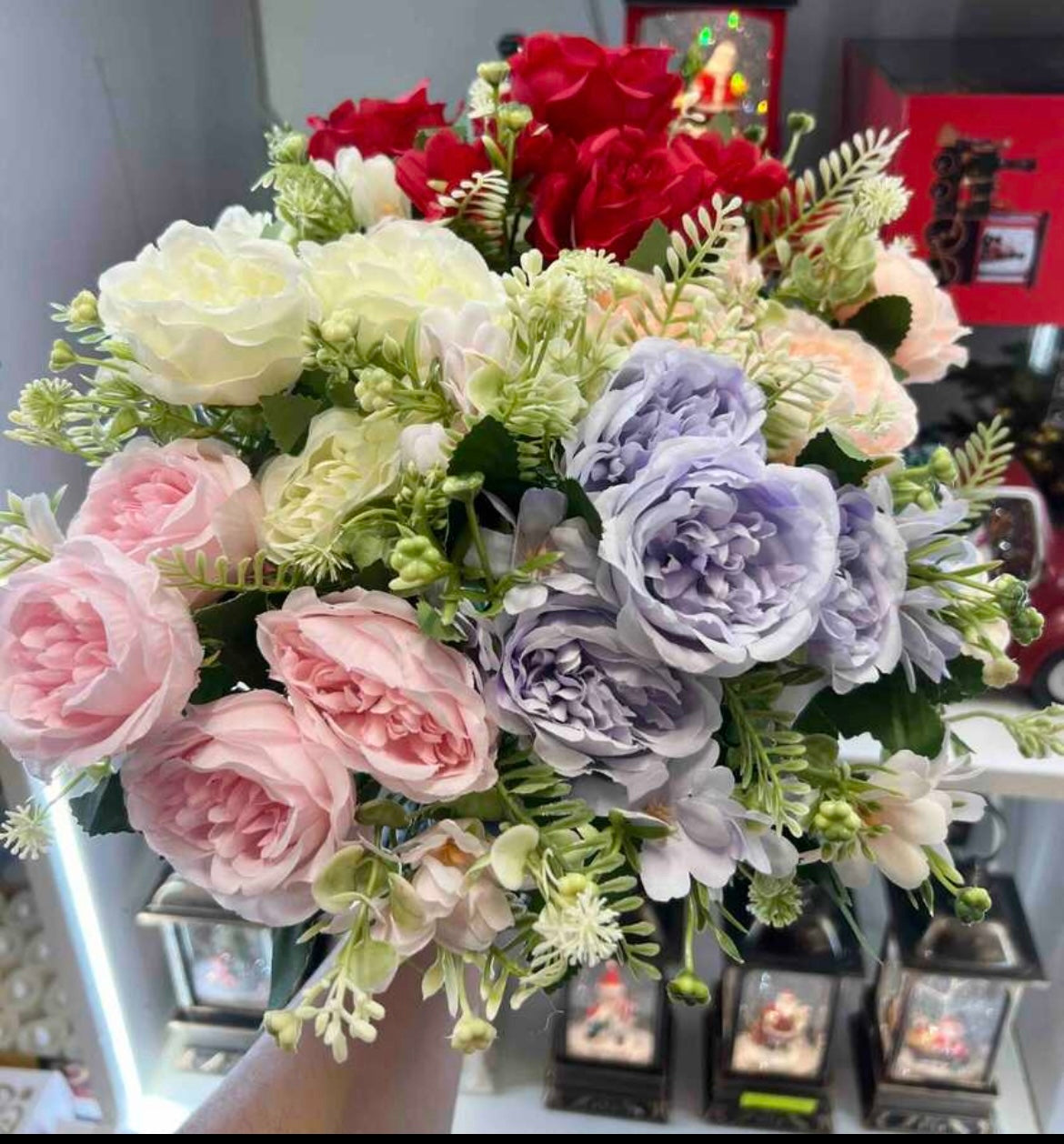 Flori Artificiale Buchet Mic 60Buc(4lei)